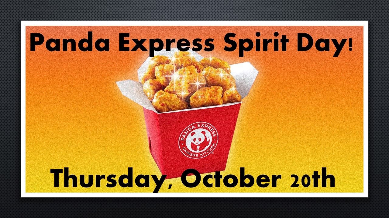 Panda Express Spirit Day!